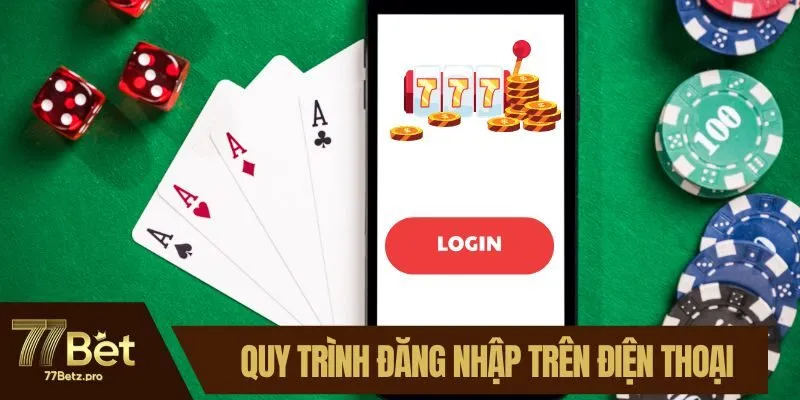 Quy trình đăng nhập tài khoản trên điện thoại