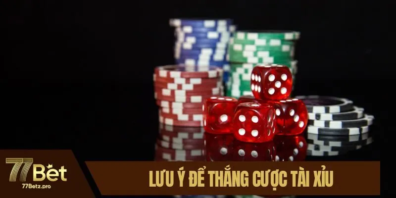 Lưu ý để thắng cược Tài xỉu
